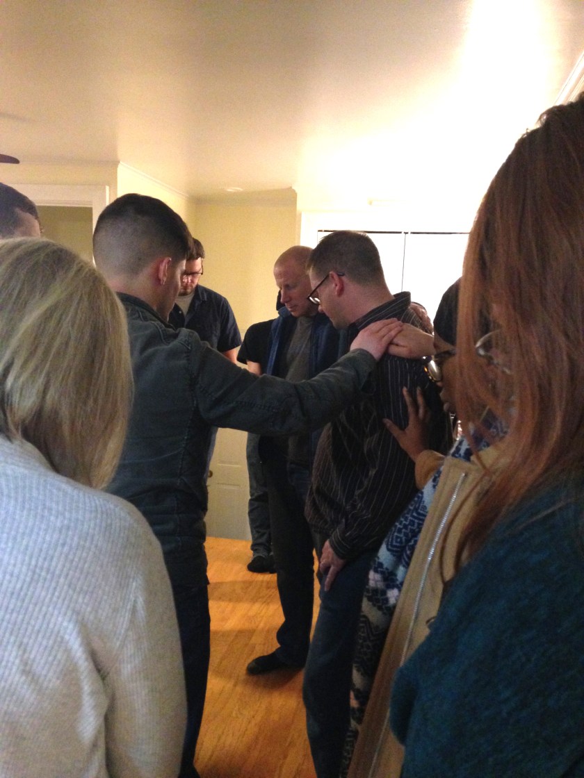 Russ leaving the house