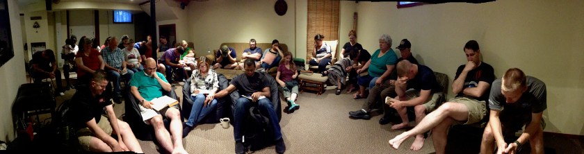 Bible Study in Basement